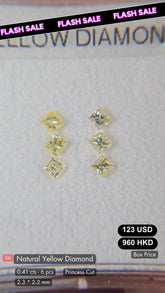 Natural Yellow Diamond Deal (0.41 Cts)